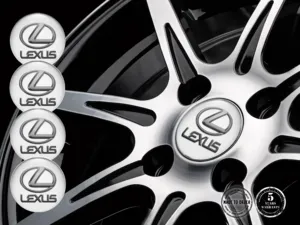 Lexus Adesivo Silicone Logo Badge Cerchio Lusso